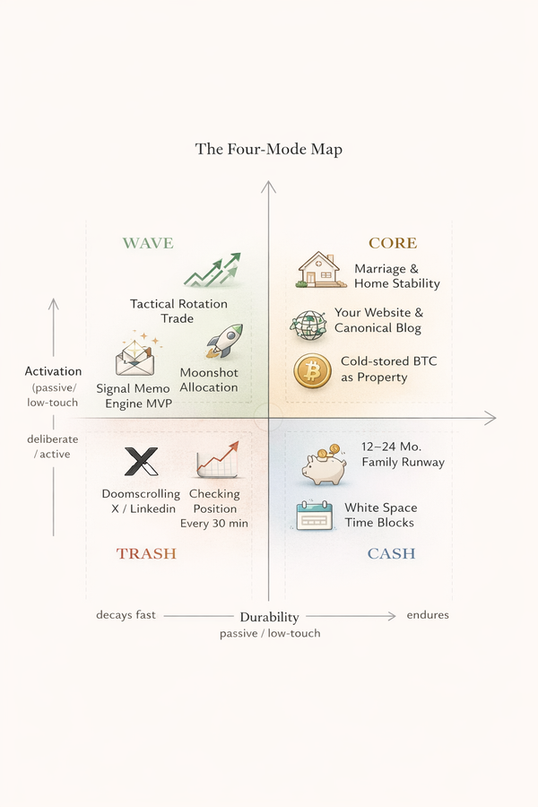 Core–Wave–Cash-Trash System